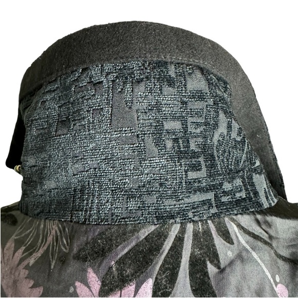 Dor Dor patchwork embroidery art to wear artsy floral button down coat. S - Picture 12 of 16